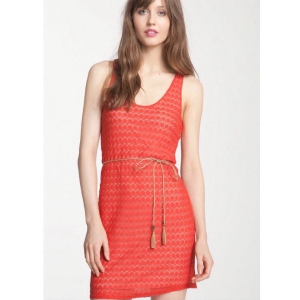 Sanctuary Lace Overlay Sleeveless Dress